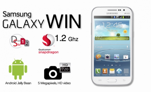 Dien thoai Samsung Galaxy win i8552 Likenew Full Box