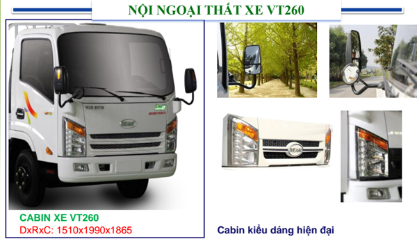 Ban tra gop Veam Vt260 1900 kg thung 6m may huyndai vao thanh pho ban ngay