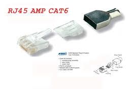 Hop hat mang AMP RJ45 Cat6 3 manh hang chinh hang Hop mang AMP Rj45 Cat6e Loai 4 manh si le gia re