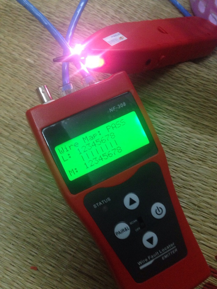 May test mangdo daydo so metman hinh LCD de dang su dungmay test NF308
