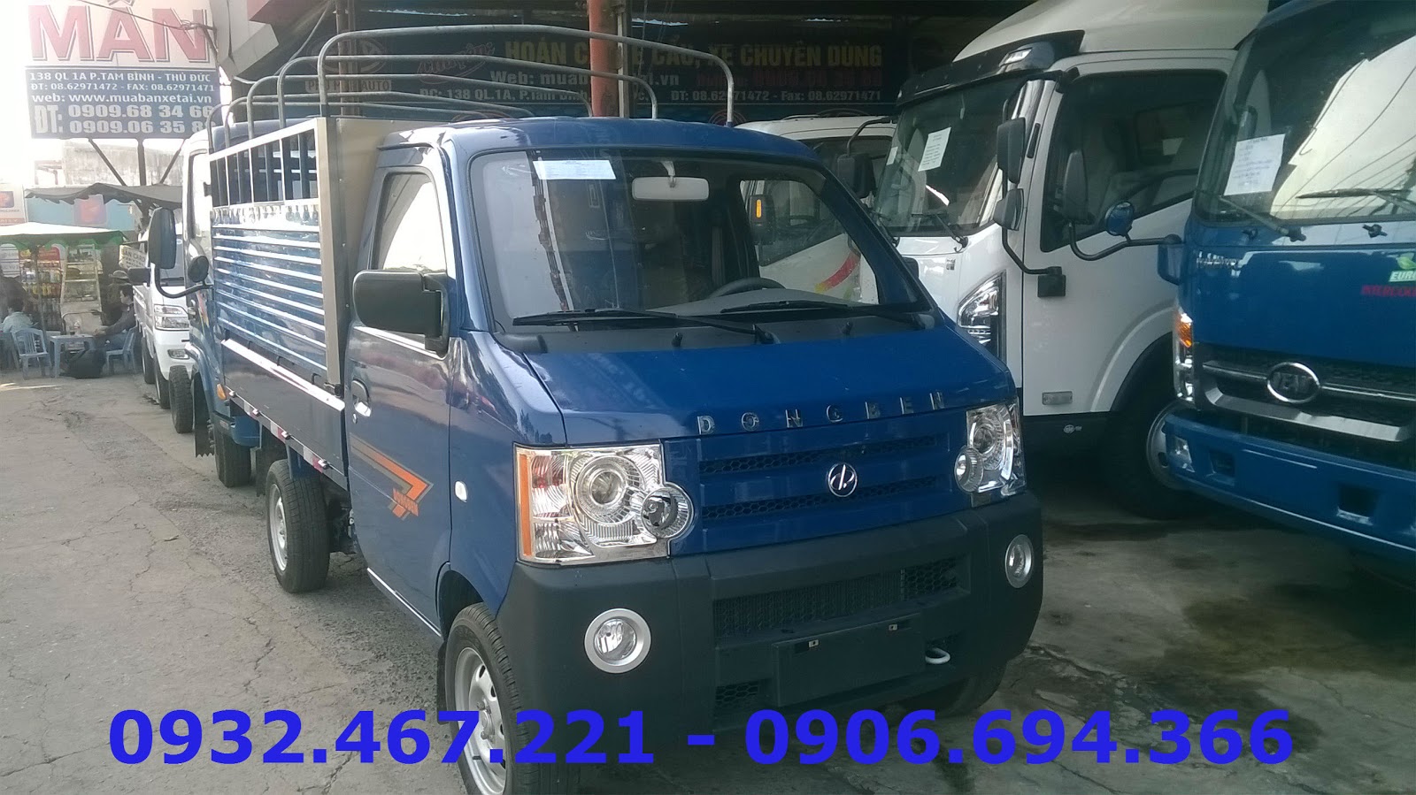 Ban xe tai duoi 1 tan 700kg 800kg 900kg dongben gia re giao ngay