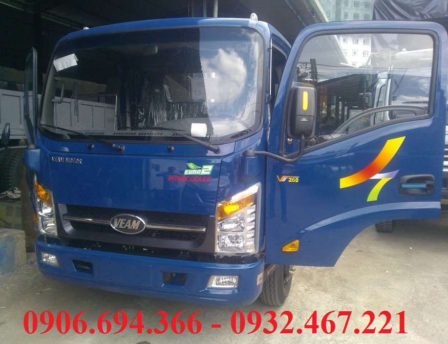 Ban xe veam VT260 thung 6 met 2 vo duoc thanh pho gia re