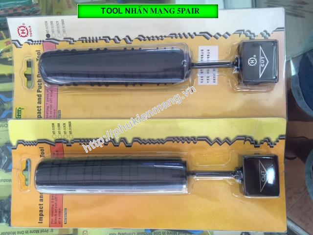 Tool nhan mang 5 Pair Dung cho Patch Panel Void tool nhan mang AMP tool nhan mang krone