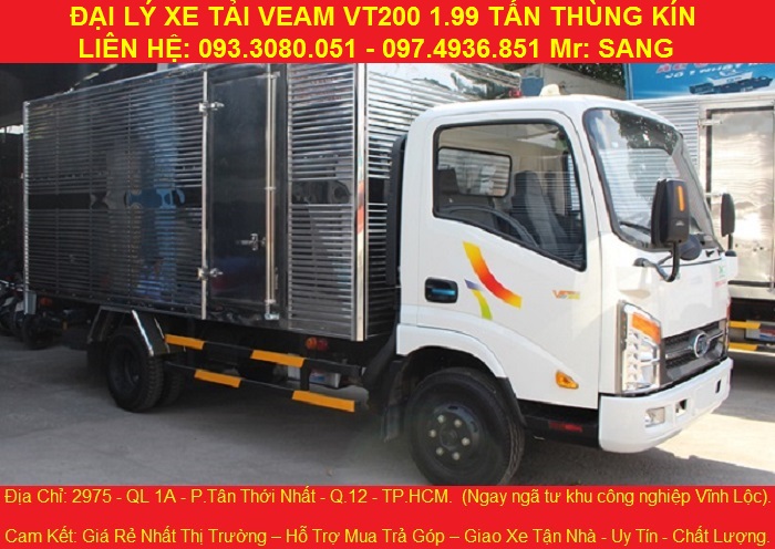 Xe tai veam 19 tan xe veam vt200 dong co HYUNDAI chi can tra truoc 80 trieu