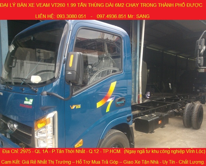 Can ban xe tai veam 199 tan vt260 xe tai veam vt260 gia canh tranh