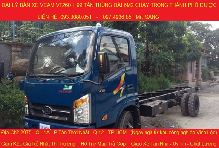 Can ban xe tai veam 199 tan vt260 xe tai veam vt260 gia canh tranh