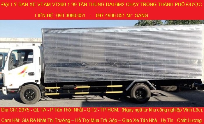 Can ban xe tai veam 199 tan vt260 xe tai veam vt260 gia canh tranh