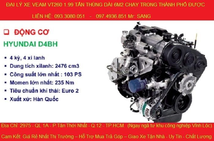 Can ban xe tai veam 199 tan vt260 xe tai veam vt260 gia canh tranh