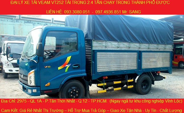 Can ban xe tai veam 199 tan vt260 xe tai veam vt260 gia canh tranh