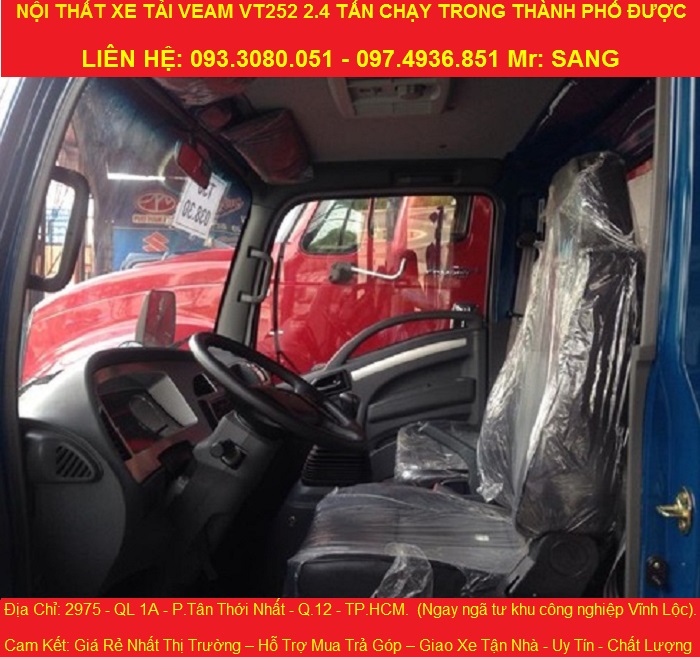 Cong ty ban xe veam 252 tai trong 24 tan gia re nhat xe tai veam vt252