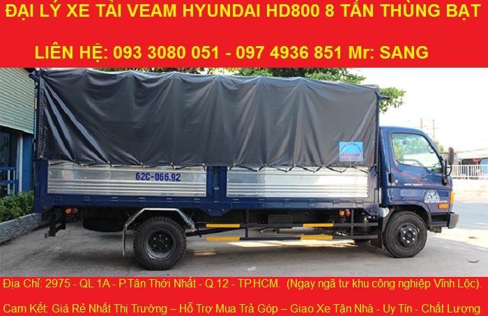 xe tai 8 tan xe tai hyundai 8 tan thung dai 5m1 gia 665 trieu