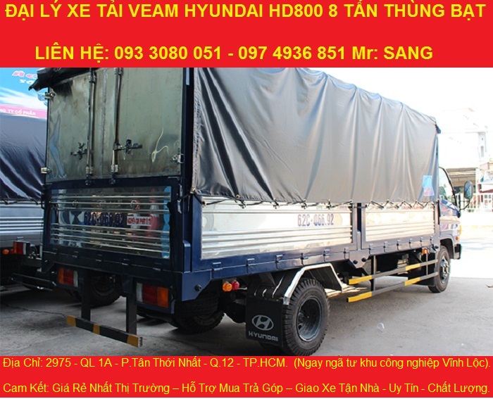 xe tai 8 tan xe tai hyundai 8 tan thung dai 5m1 gia 665 trieu