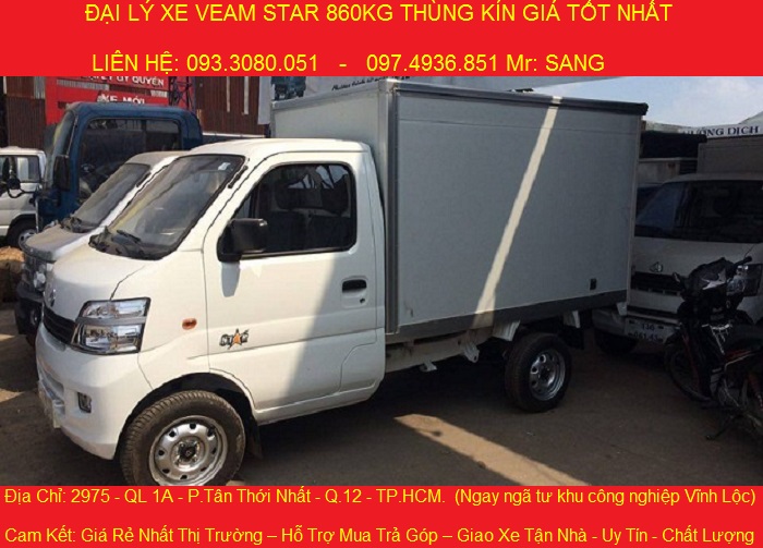 xe tai veam 860kg xe tai veam 860kg 159 trieu xe moi 100 ban tra gop