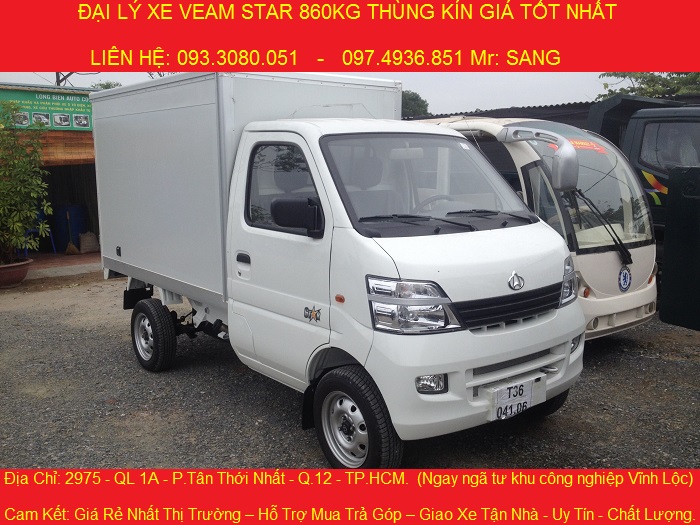 Ban xe tai veam star 850kg tra truoc chi 15 trieu la nhan ngay xe moi