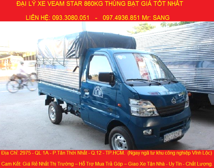 xe tai veam 860kg xe tai veam 860kg 159 trieu xe moi 100 ban tra gop