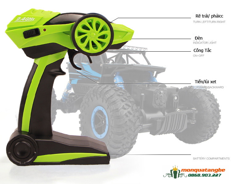 Can ban xe dia hinh dieu khien tu xa