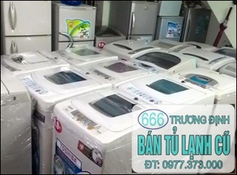 ban cac loai may giat cu gia re 7kg 8kg 9kg tai 666 Truong Dinh