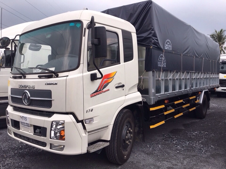 Chuyen ban xe tai thung mui bat Dongfeng hoang huy doi 2016 thung Inox 304 giao ngay xe