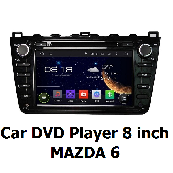 Man Hinh ANLU 8 inch Car DVD Player for MAZDA 6 2016