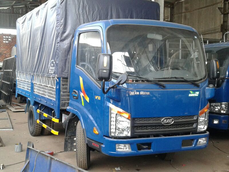 mua xe tai veam 24 tan 2t4 Vt2521 thung dai 43 met di vao thanh pho