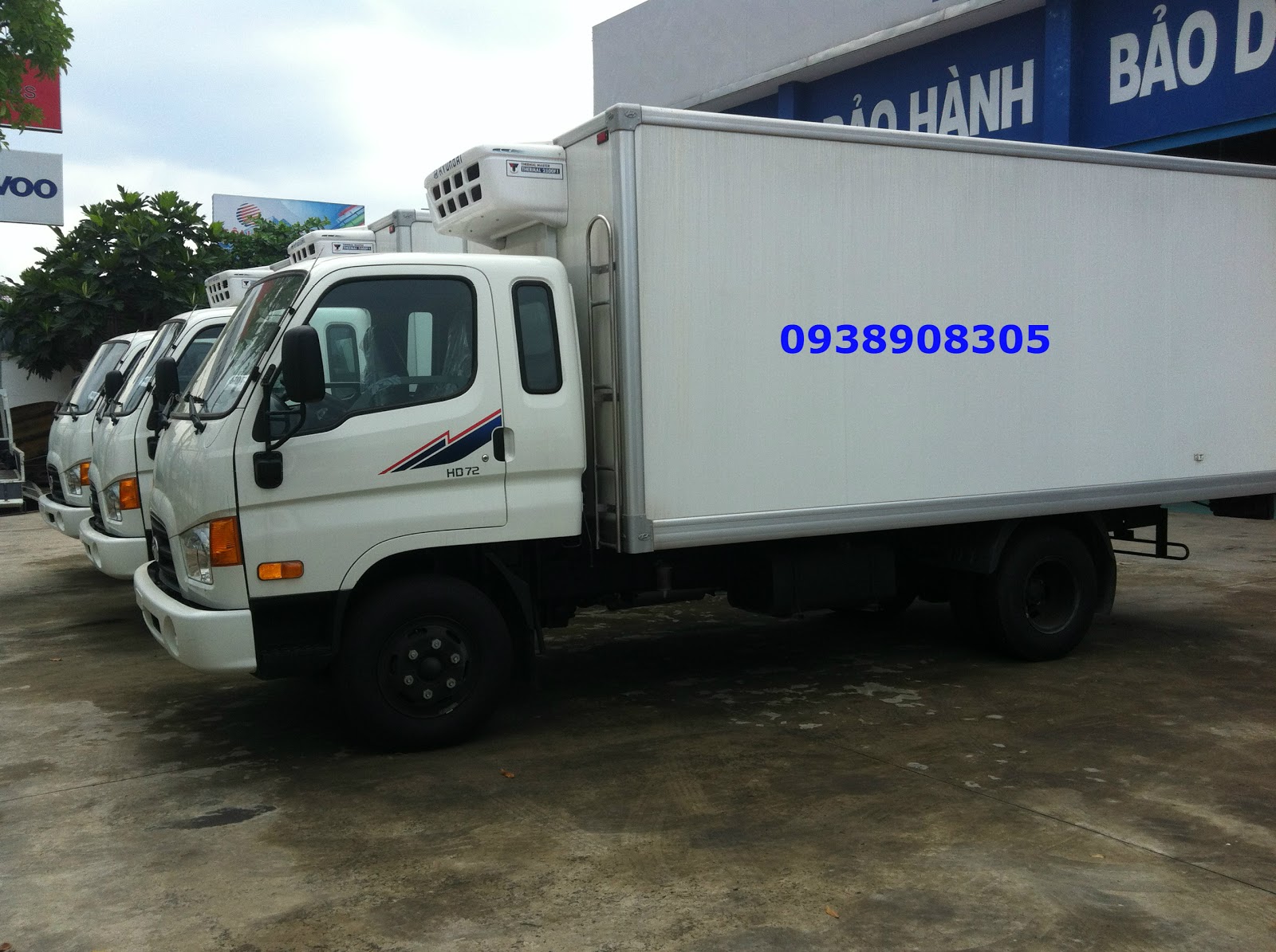 Xe tai dong lanh hyundai hd72 nhap khau nguyen chiec 35 tan payload 3100kg