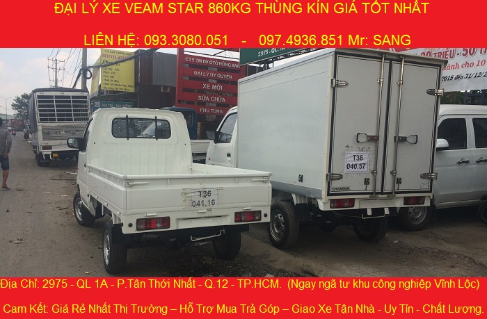 Xe tai veam 850kg ban xe tai veam 850kg chi can 40 trieu la nhan ngay xe moi