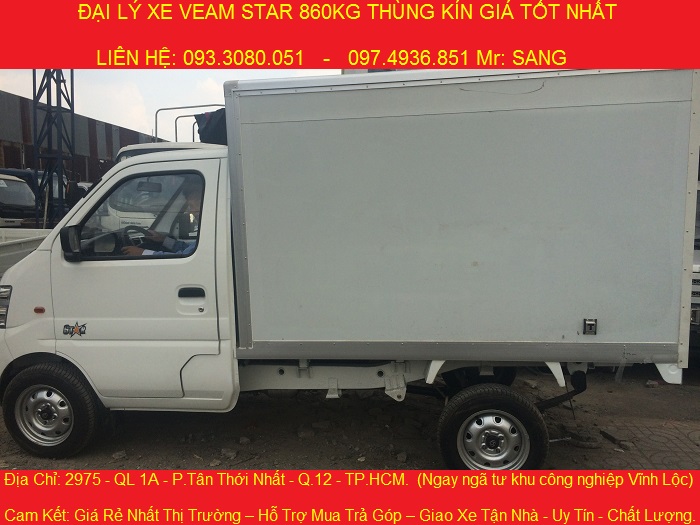 Xe tai veam star 860kg xe moi 100 gia chi 159 trieu