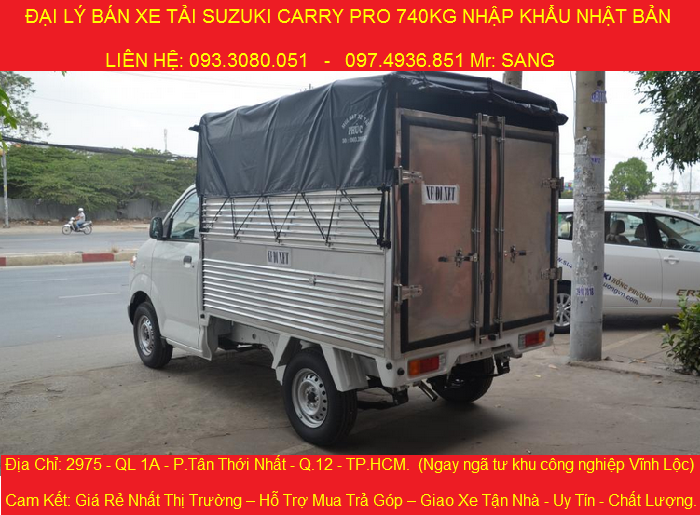 gia xe tai suzuki 740kg xe tai suzuki 740kg gia cuc re
