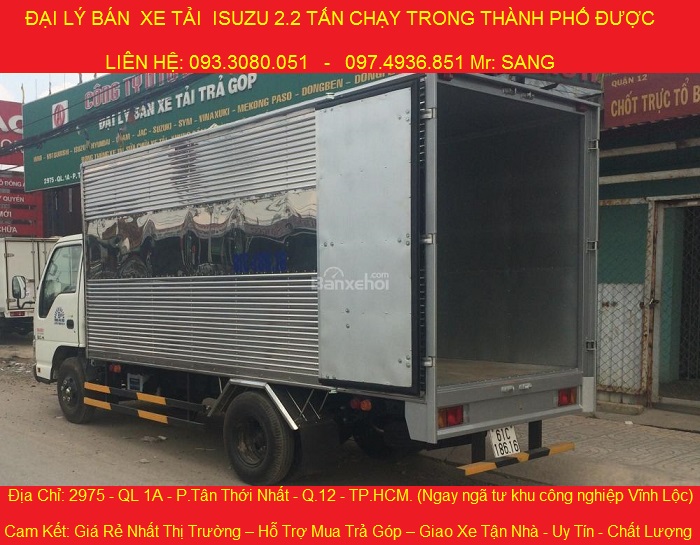 Xe tai ISUZU 22 Tan gia re giao xe nhanh khuyen mai 12 trieu