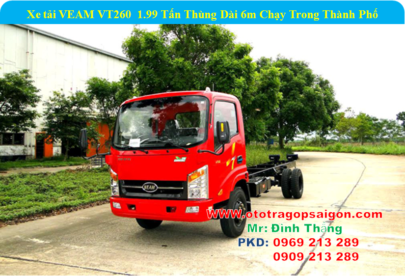 Gia xe veam vt260 gia xe veam 1t9 gia xe vt260 Xe tai veam 1 tan 9 trang bi dong co Hyundai D4BH