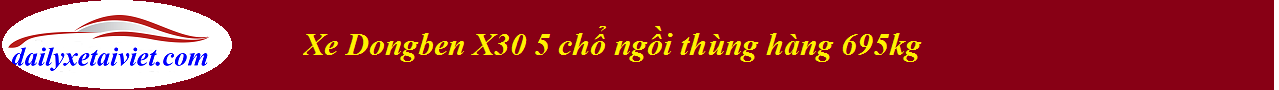 xe ban tai 5 cho ngoi chay trong thanh pho dongben x30