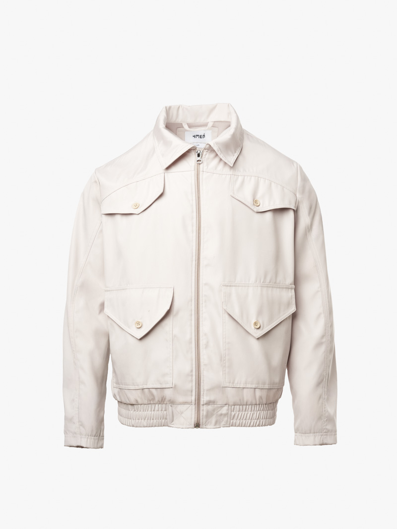 Ao Khoac Du Ep Tui Hop Form Regular AK065 Mau Be