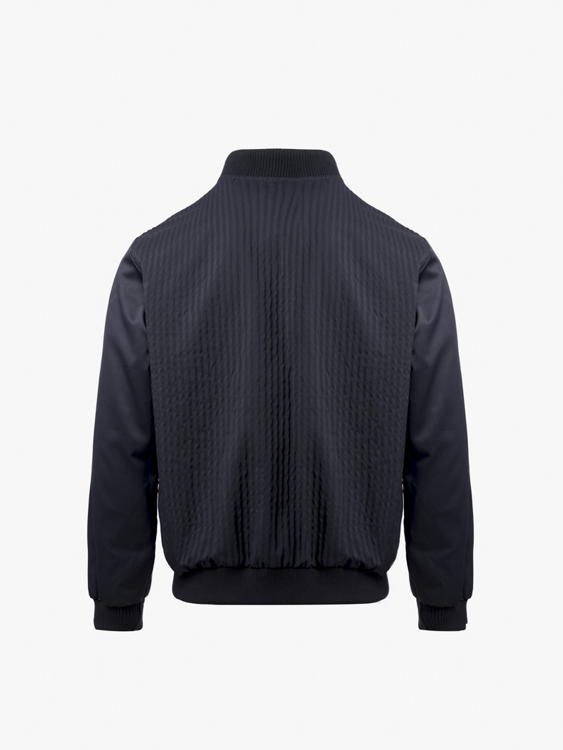 Ao Khoac Varsity In Theu Boc Vien Logo Form Regular AK070