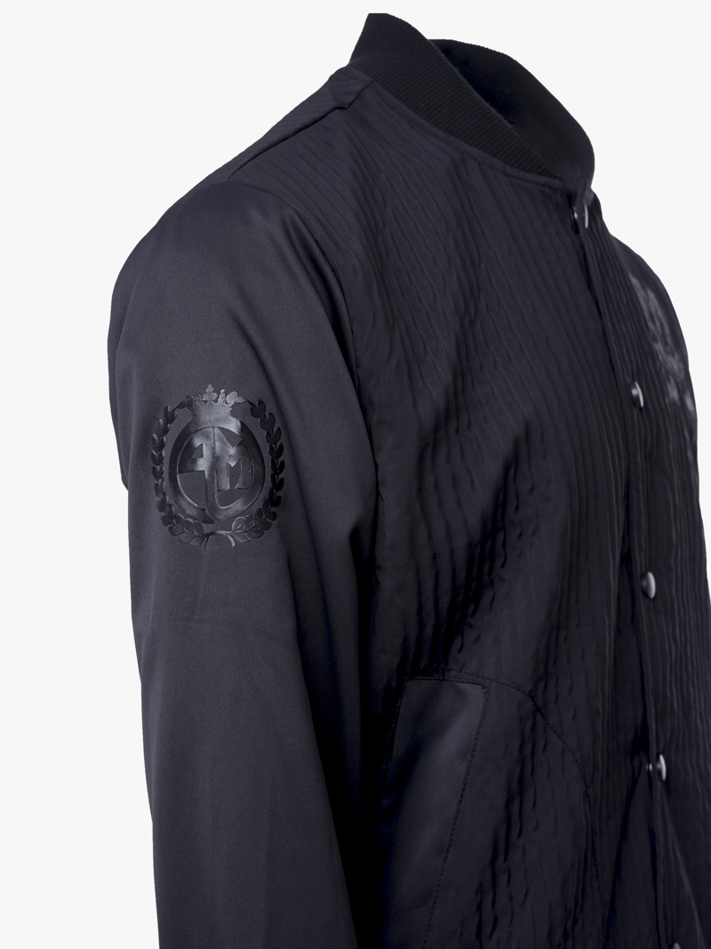 Ao Khoac Varsity In Theu Boc Vien Logo Form Regular AK070