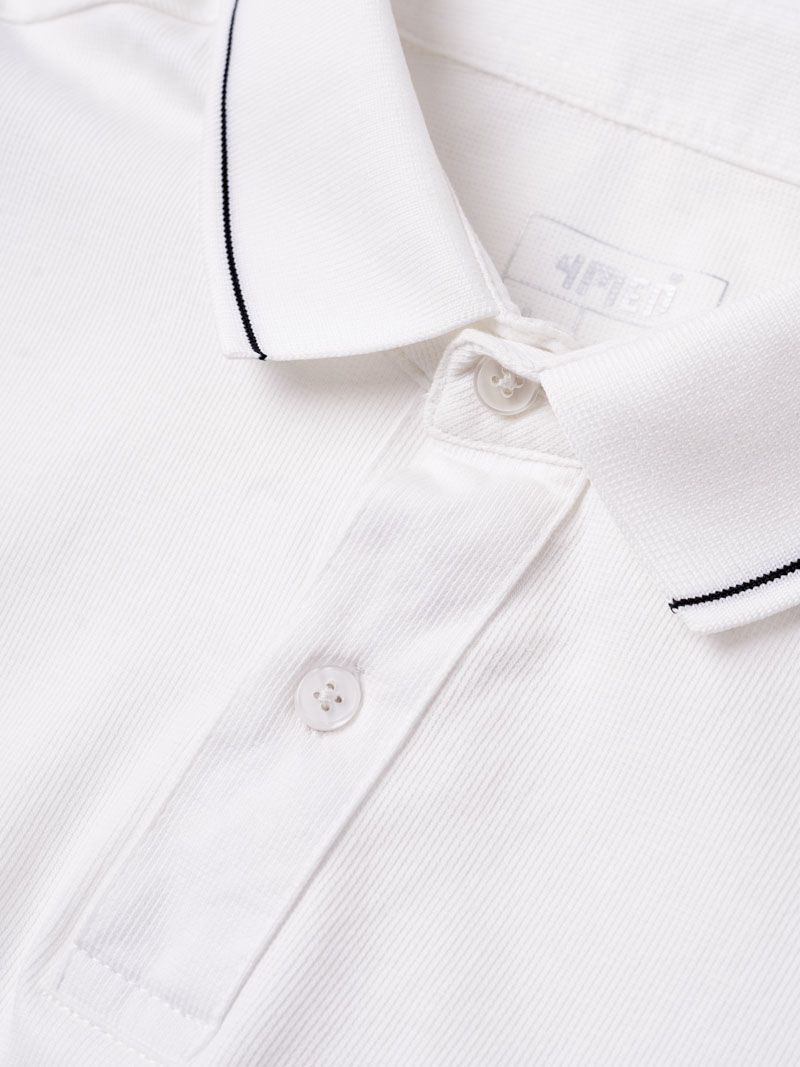 Ao Polo Co Tru Theu Chu New Age Prep Form Regular PO144 Mau Xam