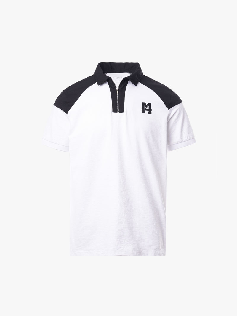 Ao Polo Day Keo In Cao Logo M Form Regular PO146 Mau Den