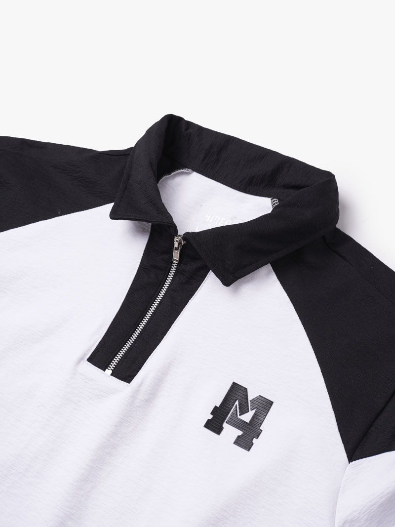 Ao Polo Day Keo In Cao Logo M Form Regular PO146 Mau Den