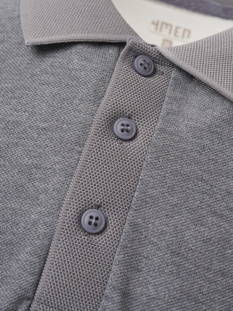 Ao Polo Ra Phoi Theu Logo Form Slimfit PO123 Mau Trang