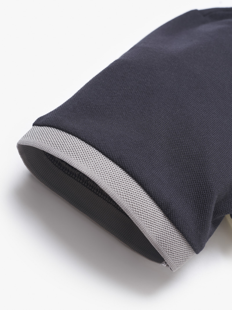 Ao Polo Ra Phoi Theu Logo Form Slimfit PO123 Mau Trang