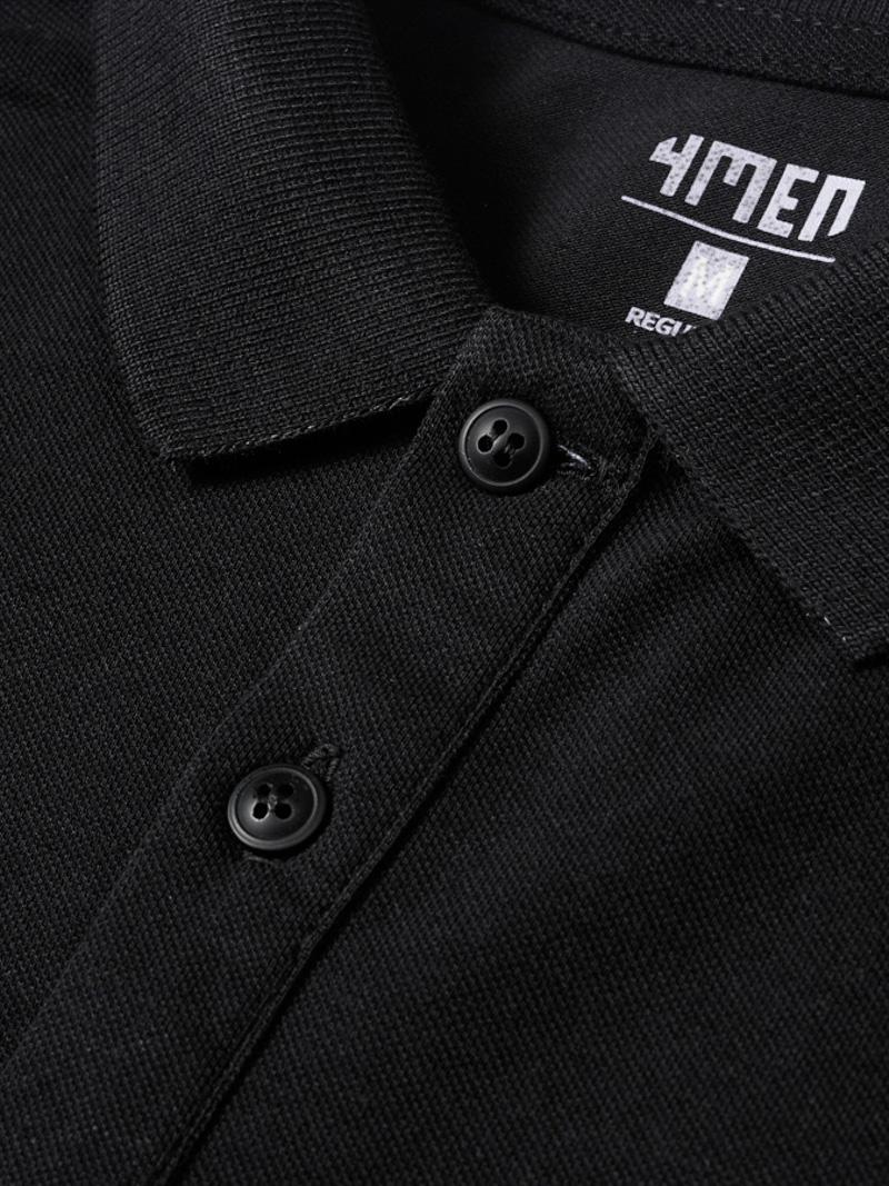 Ao Polo Regular Tron PO066 Mau Den