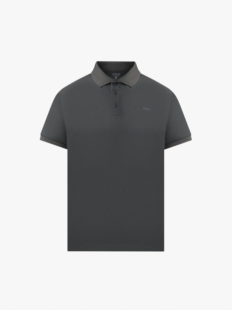 Ao Polo Regular Tron PO066 Mau Xam Dam