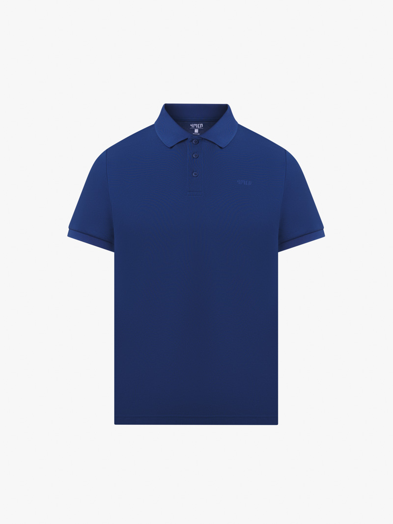 Ao Polo Regular Tron PO066 Mau Xanh Bich