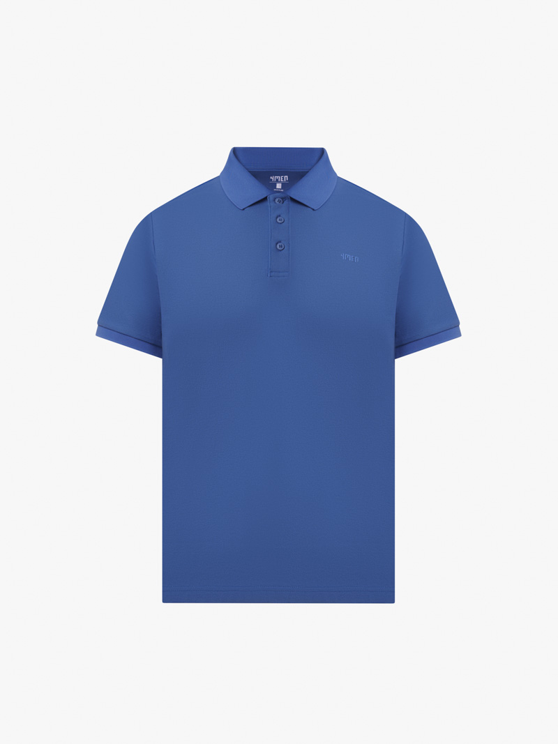 Ao Polo Regular Tron PO066 Mau Xanh Bien