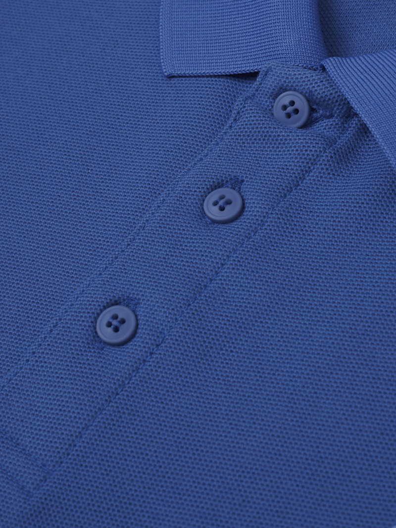 Ao Polo Regular Tron PO066 Mau Xanh Bien