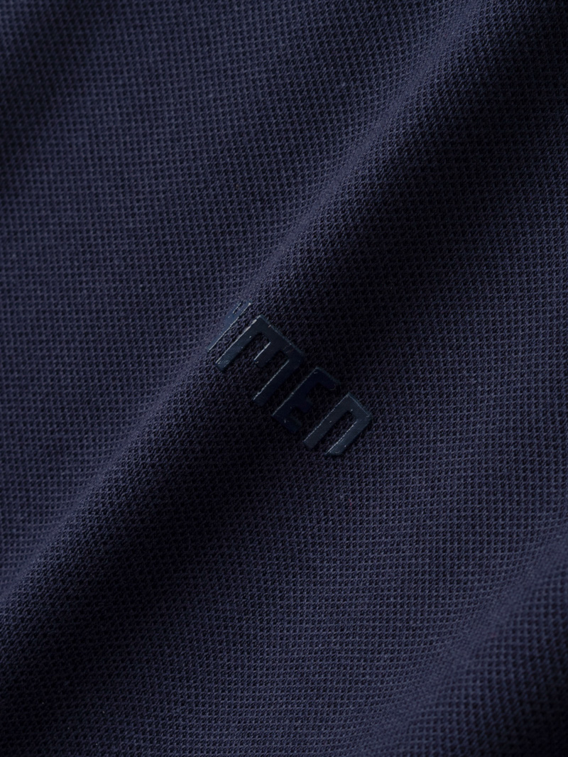 Ao Polo Regular Tron PO066 Mau Xanh Den