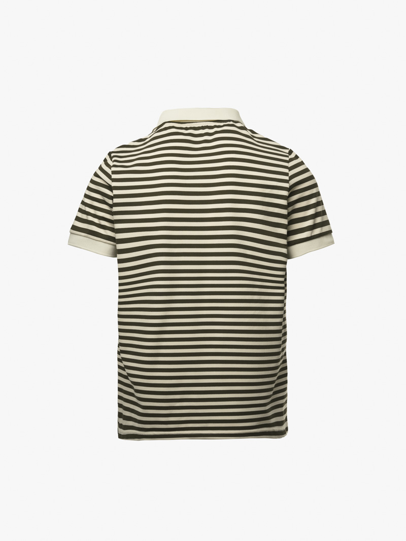 Ao Polo Soc Co Tim In Logo Tron 4M O Nguc Form Slimfit PO151 Soc Xam