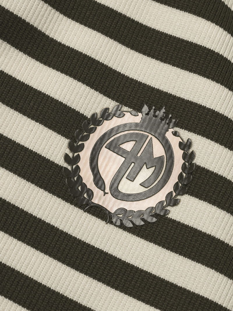 Ao Polo Soc Co Tim In Logo Tron 4M O Nguc Form Slimfit PO151 Soc Xam