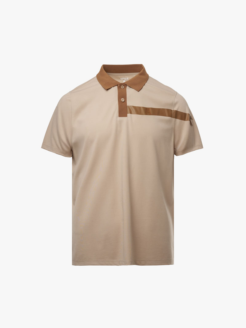 Ao Polo Vai Rayon In Logo M Form Slimfit PO143 Mau Be