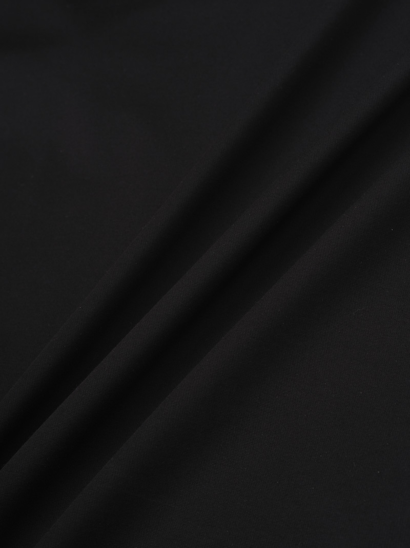 Ao Polo Vai Rayon In Logo M Form Slimfit PO143 Mau Den