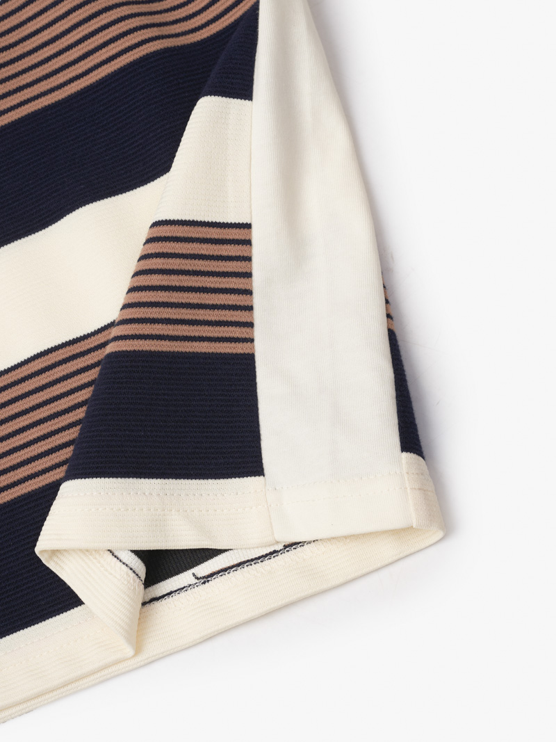 Ao Rugby Shirt Soc Ngang In Logo Preppy Heritage O Nguc Form Regular PO150 Soc Xanh Den